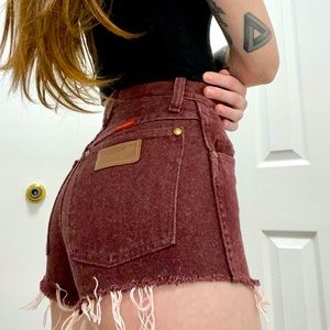 Super Tiny Vintage Wrangler Denim Shorts